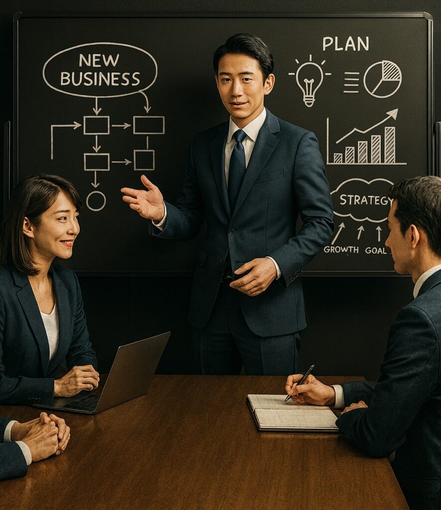 新規事業創出に向けた経営議論支援・構想整理プロジェクト