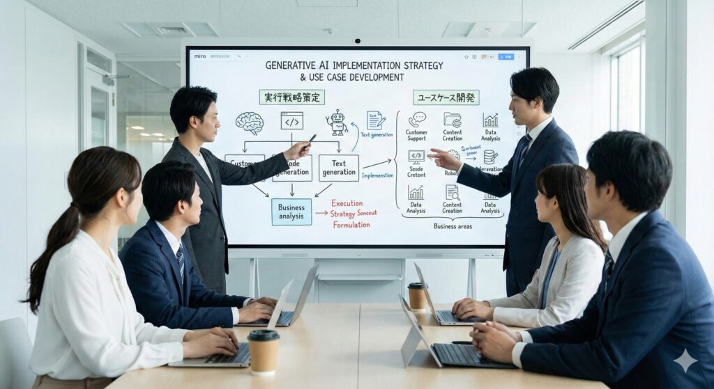 生成AI活用推進に向けた実行戦略策定・ユースケース開発支援